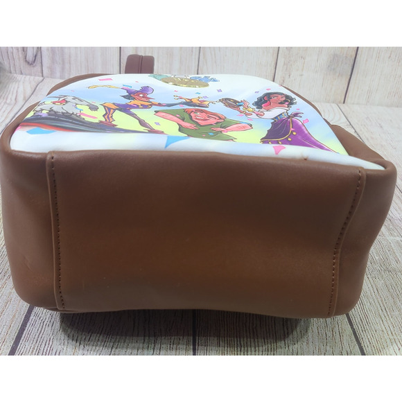 Disney Hunchback of Notre Dame Mini Backpack Bag Brown Faux Leather main image 9